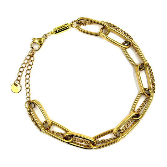 Adjustable Double Strand Bracelet