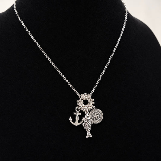 Handmade Nautical Charm Necklace