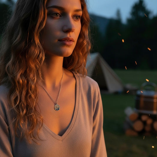 Sterling Silver Birch Tree Necklace