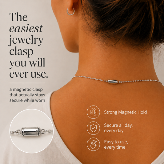Sterling Silver Hammered Crescent Moon Necklace