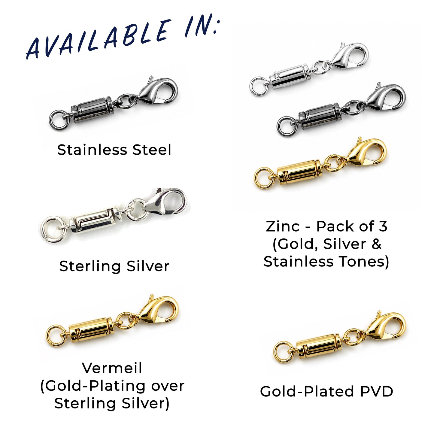 Freedom Clasp Converters (Medium 4MM)
