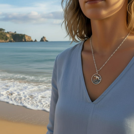 Sterling Silver Dolphin Necklace