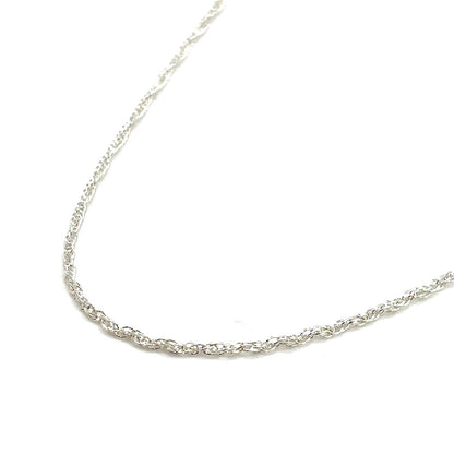 Sterling Silver Diamond Cut Serpentine Chain Necklace