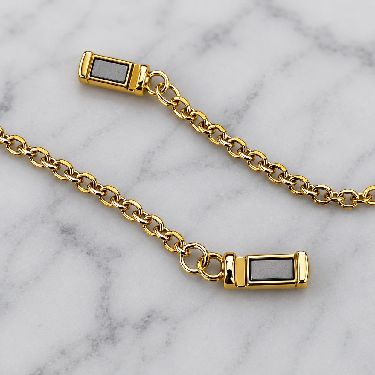 Gold Anchor Shell Necklace