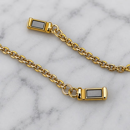 Gold Anchor Shell Necklace