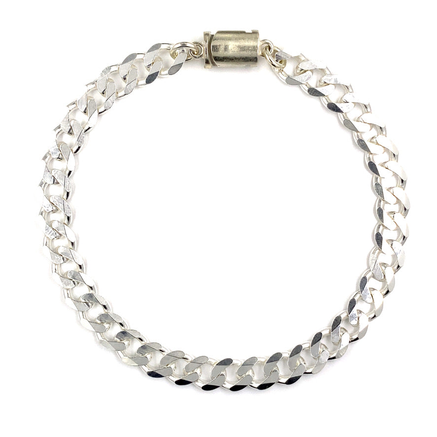 Sterling Silver Cuban Link Bracelet (6MM)