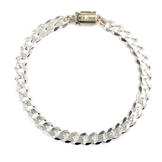 Sterling Silver Cuban Link Bracelet (6MM)