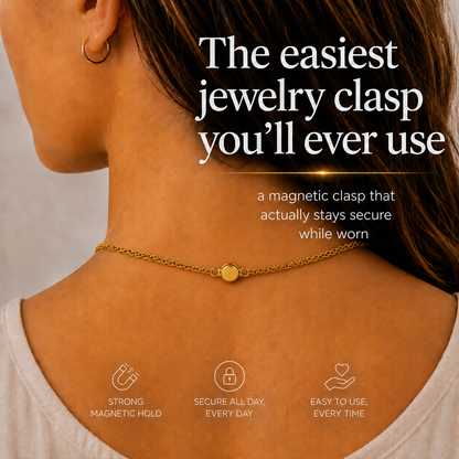 Button Style Freedom Clasps (8MM)