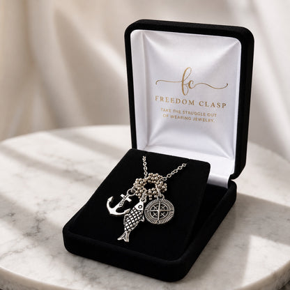 Handmade Nautical Charm Necklace