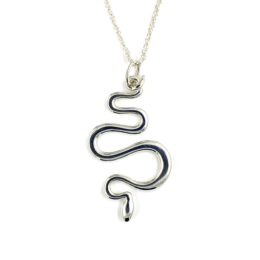 Sterling Silver Snake Necklace