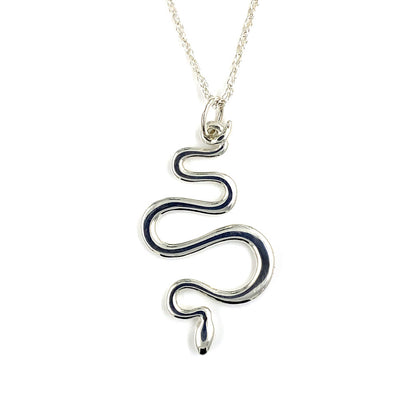 Sterling Silver Snake Necklace