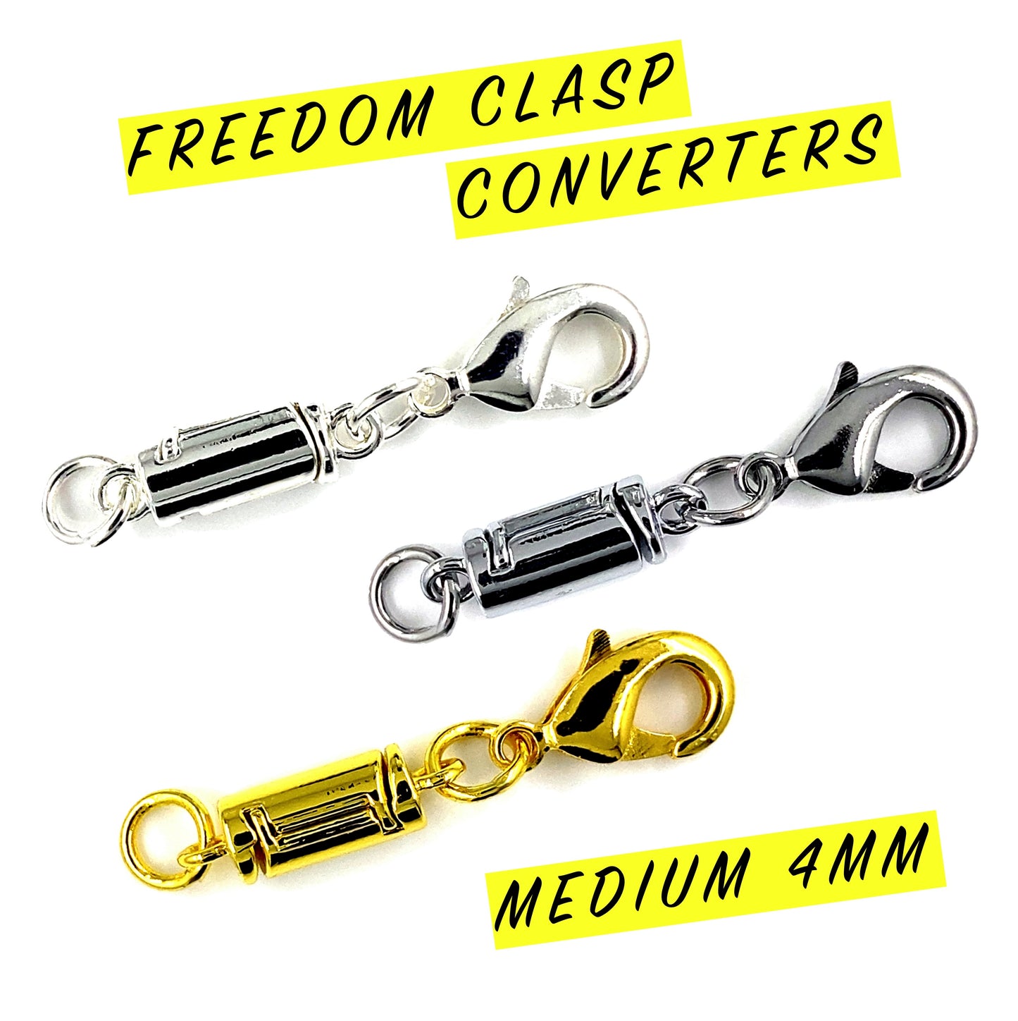 Freedom Clasp Converters (Medium 4MM)