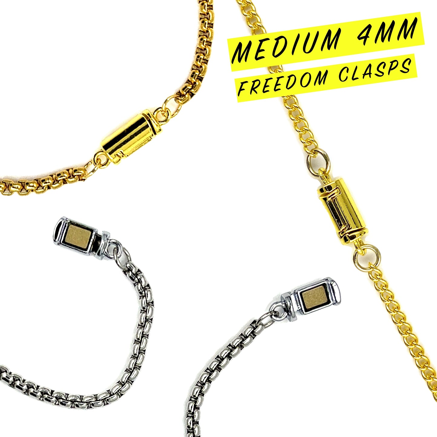 Freedom Clasps (Medium 4MM)