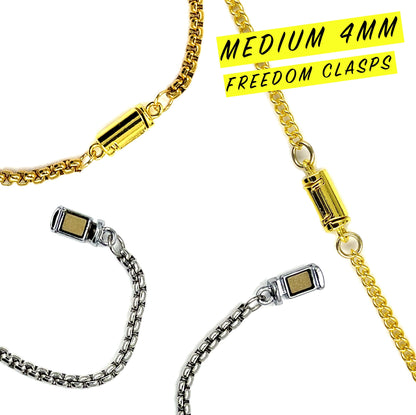 Freedom Clasps (Medium 4MM)