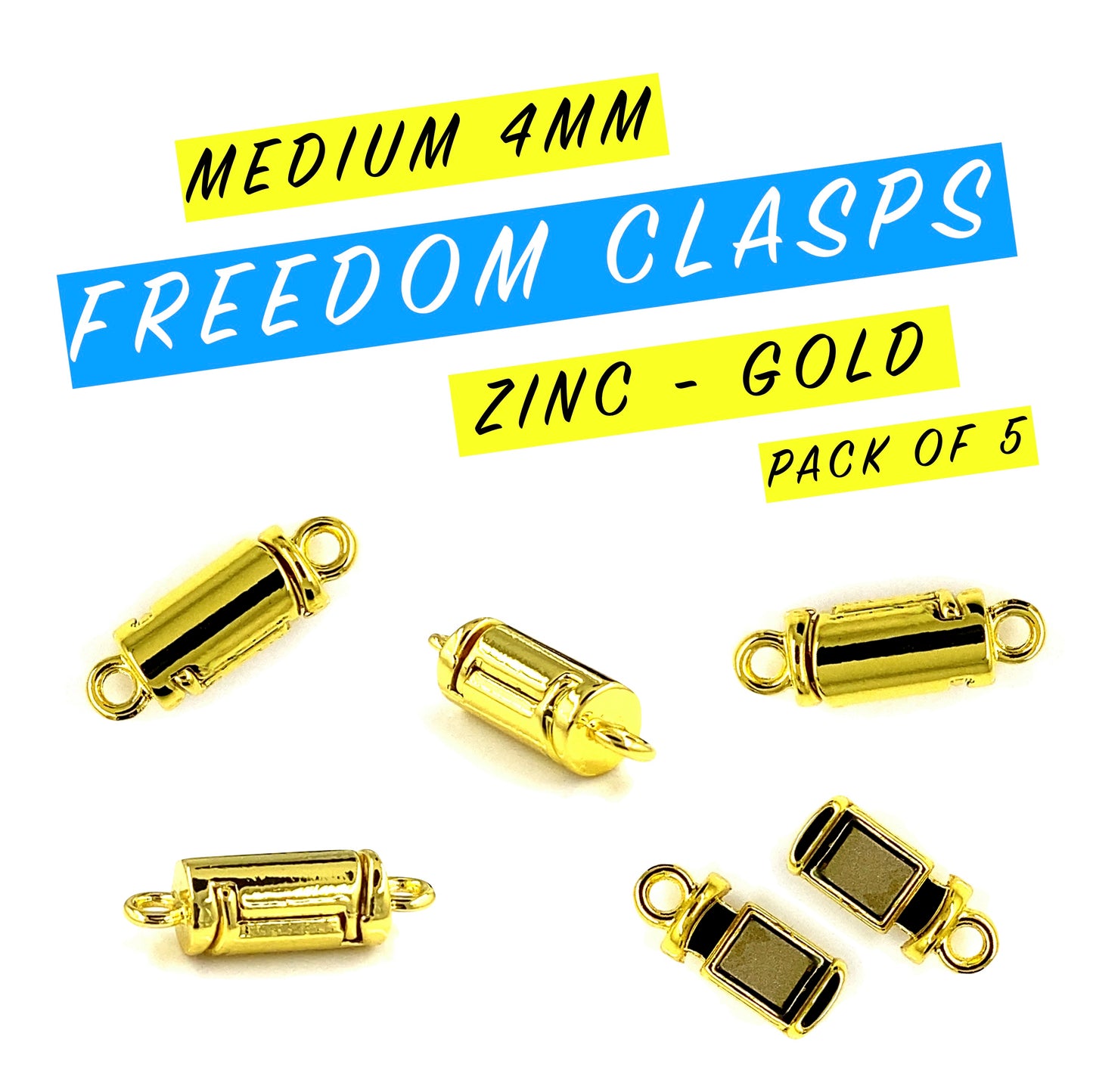Freedom Clasps (Medium 4MM)