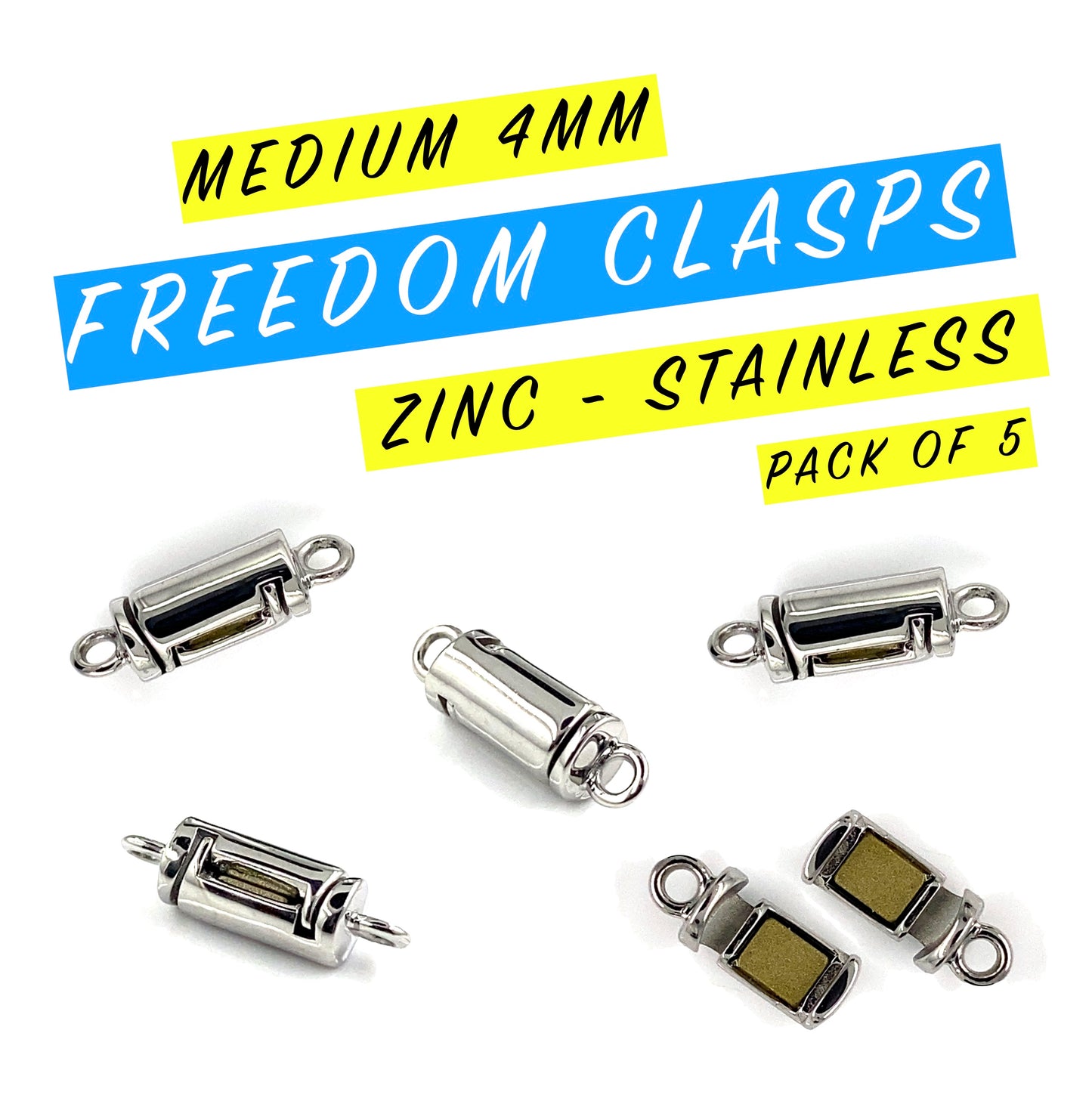 Freedom Clasps (Medium 4MM)
