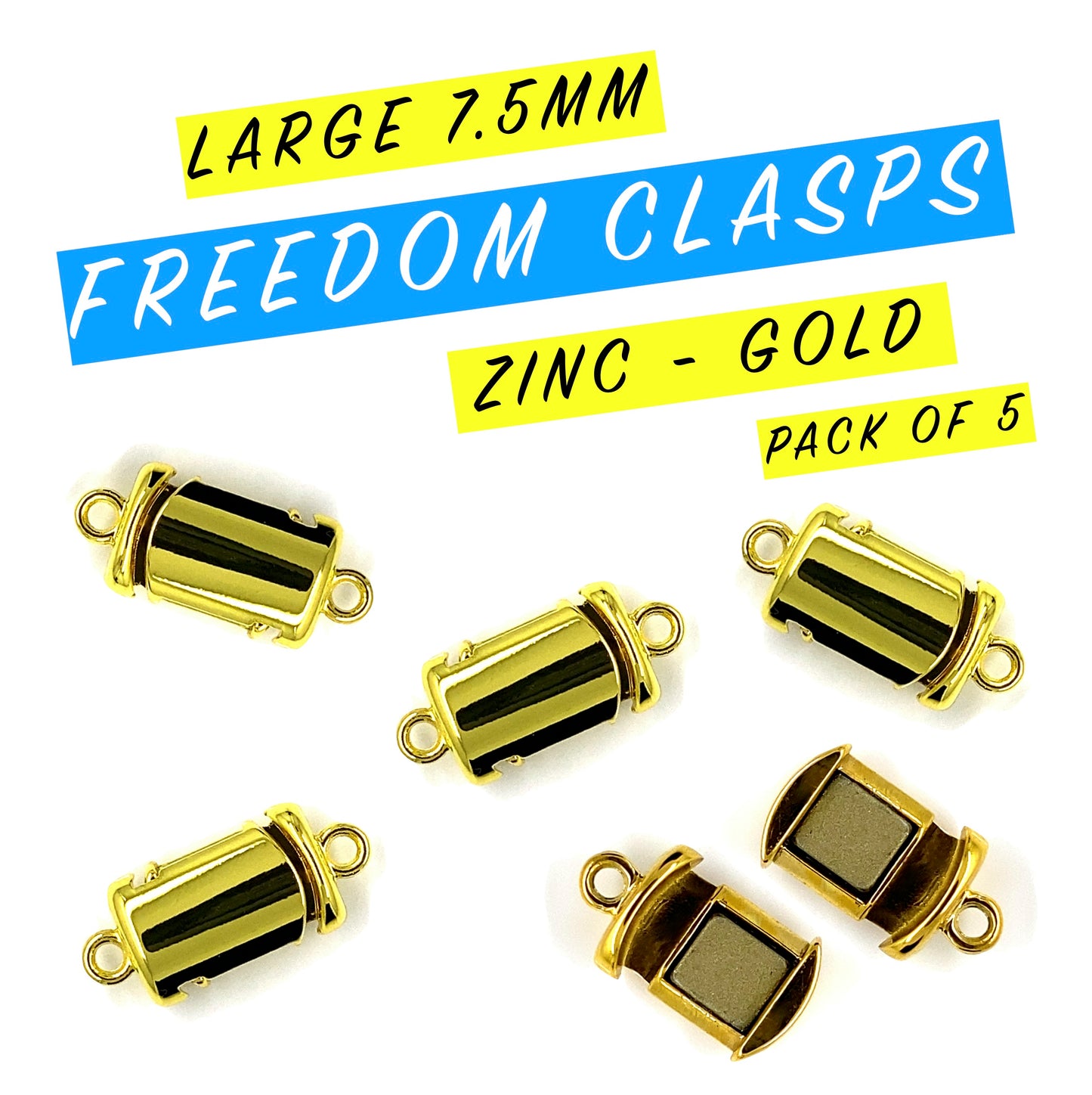 Freedom Clasps (Large 7.5MM)