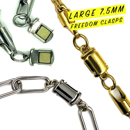Freedom Clasps (Large 7.5MM)