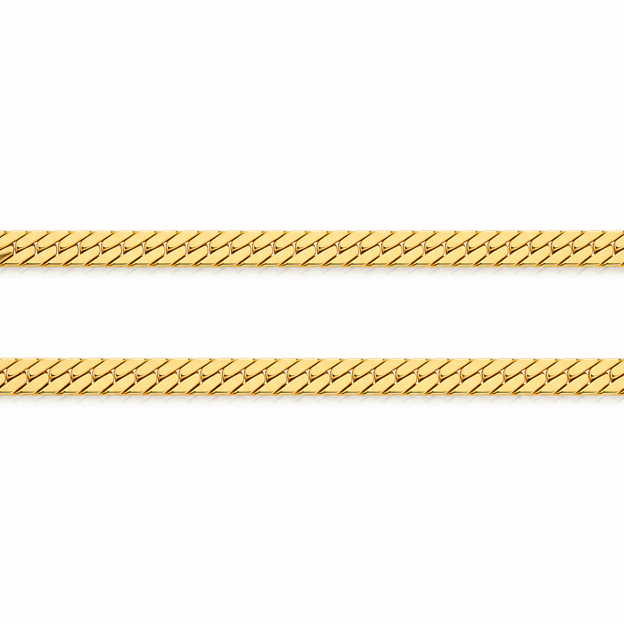 Gold-Filled Herringbone Necklace (1.5MM)