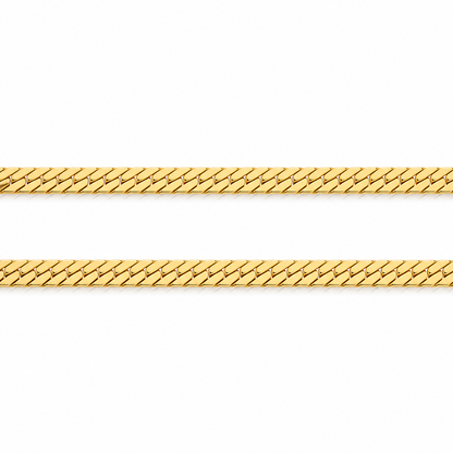 Gold-Filled Herringbone Necklace (1.5MM)