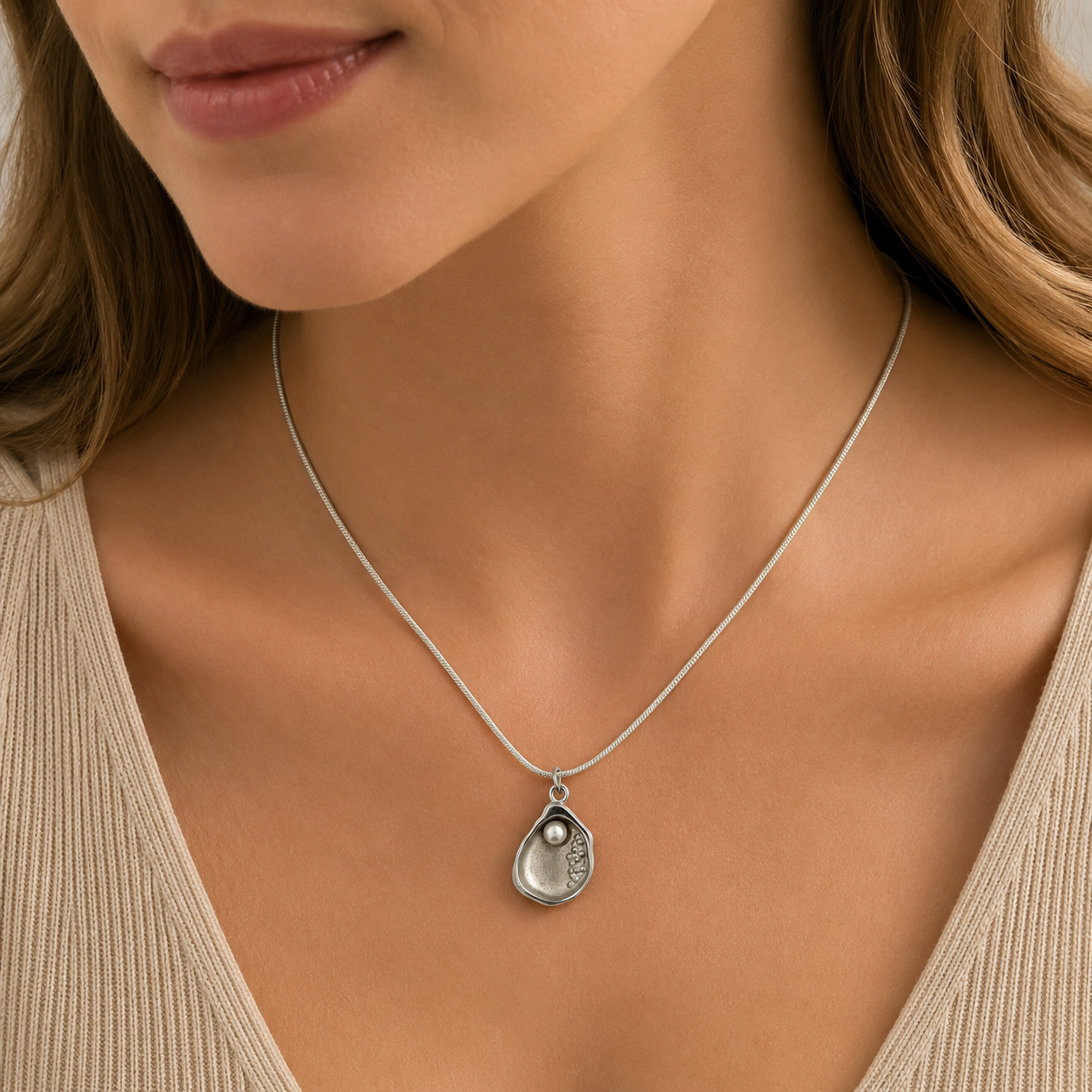 Oyster Necklace