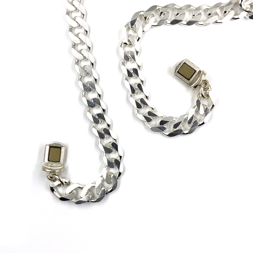Sterling Silver Cuban Link Necklace (6MM)