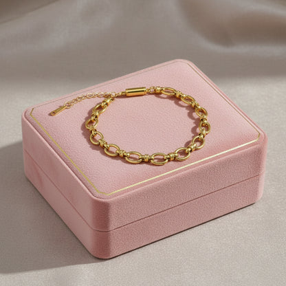 Adjustable Oval Chain Bracelet
