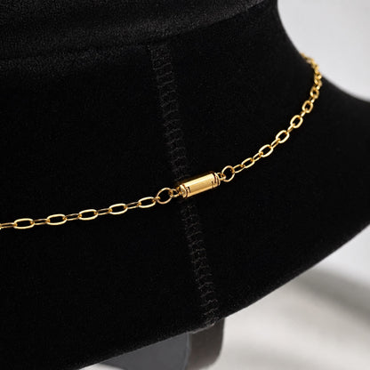 Gold Floral Crystal Necklace