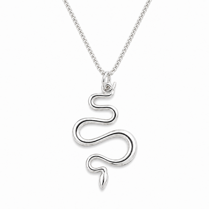 Sterling Silver Snake Necklace