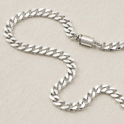 Sterling Silver Cuban Link Necklace (6MM)