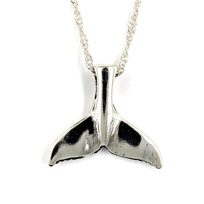Sterling Silver Whale Tail Necklace