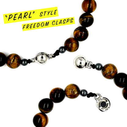 Pearl Style Freedom Clasps (8MM)