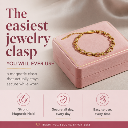 Adjustable Oval Chain Bracelet