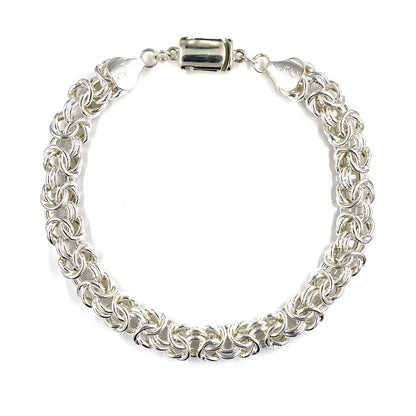 Sterling Silver Byzantine Bracelet (8MM)