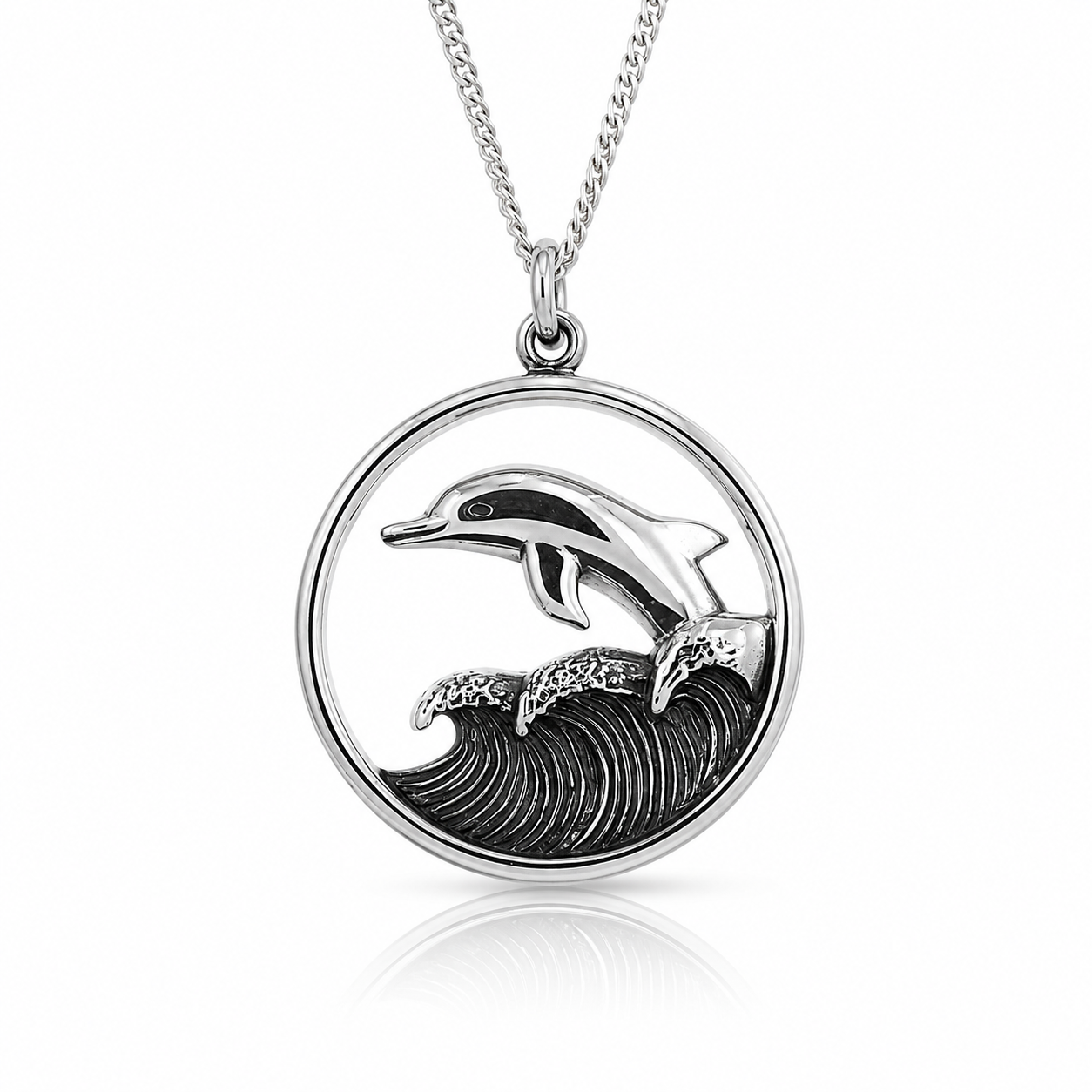 Sterling Silver Dolphin Necklace
