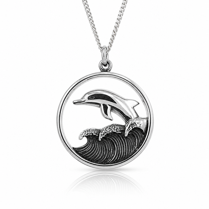 Sterling Silver Dolphin Necklace