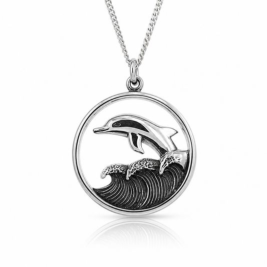 Sterling Silver Dolphin Necklace
