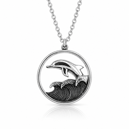 Sterling Silver Dolphin Necklace