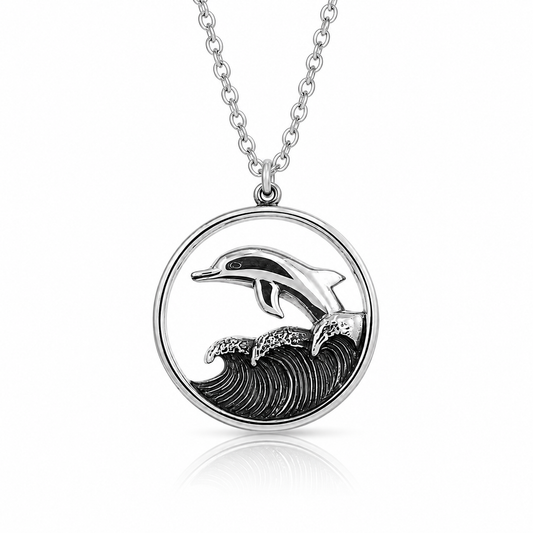 Sterling Silver Dolphin Necklace