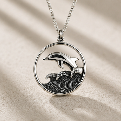 Sterling Silver Dolphin Necklace