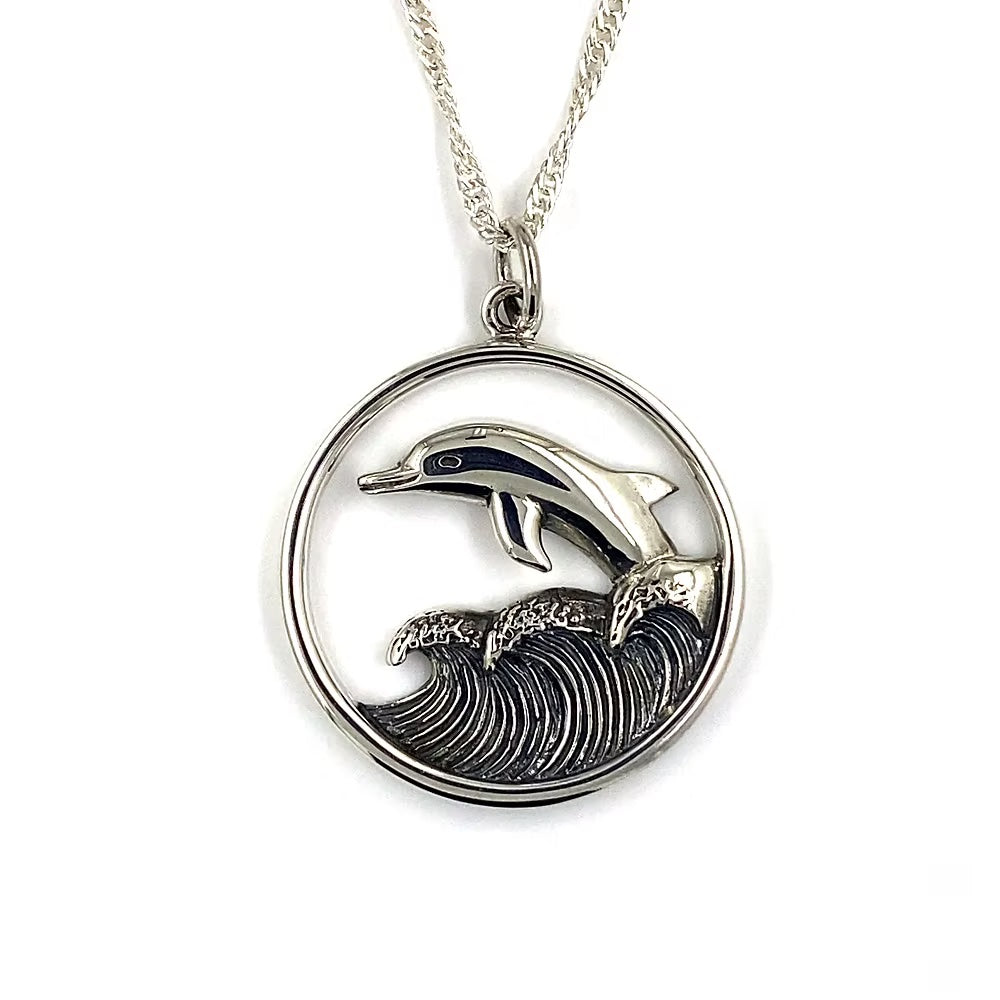 Sterling Silver Dolphin Necklace