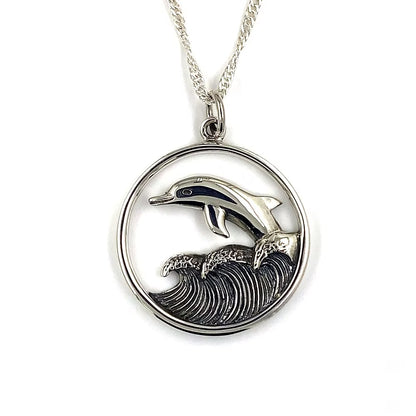 Sterling Silver Dolphin Necklace