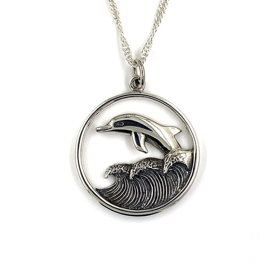Sterling Silver Dolphin Necklace