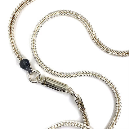 Sterling Silver Foxtail Chain Necklace (2MM)