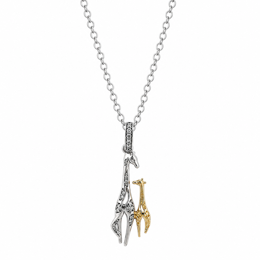 Sterling Silver Giraffe Necklace