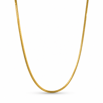 Gold-Filled Herringbone Necklace (1.5MM)
