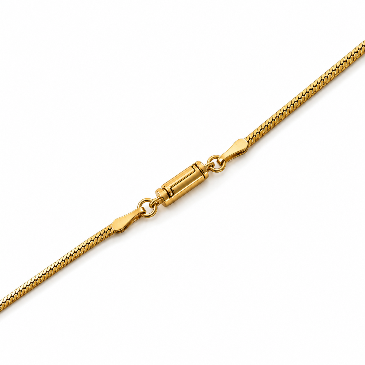 Gold-Filled Herringbone Necklace (1.5MM)