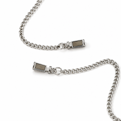 Stainless Steel Sailboat Necklace with Freedom Clasp