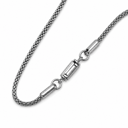 Compass Pendant Necklace with Freedom Clasp