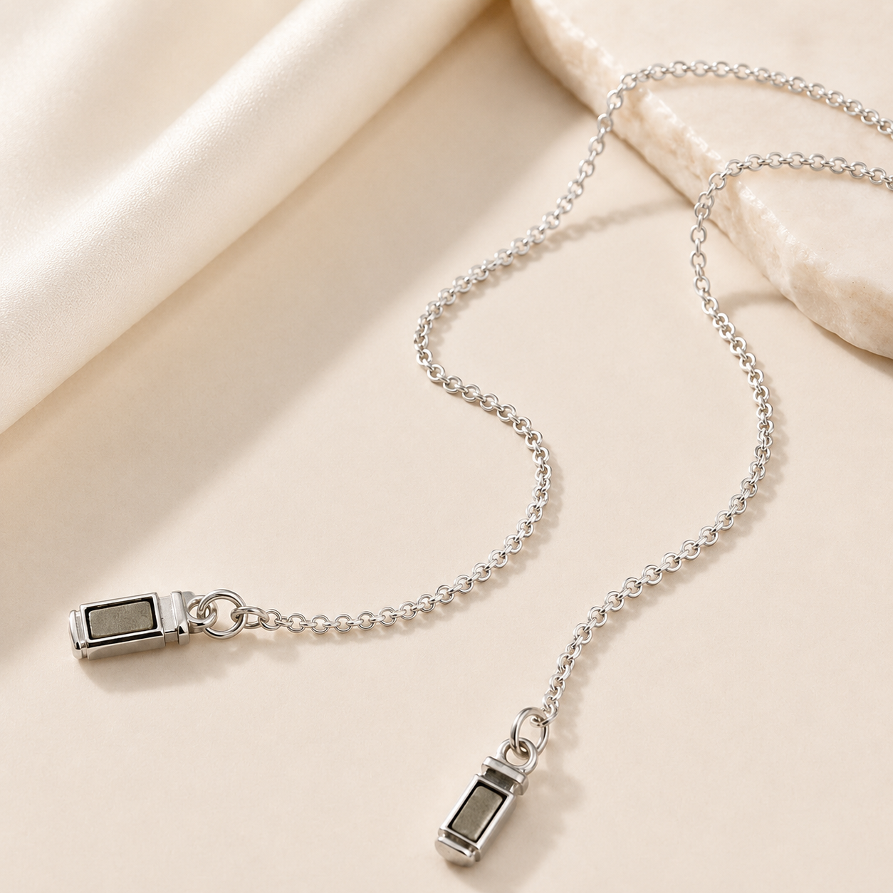 Sterling Silver Whale Tail Necklace